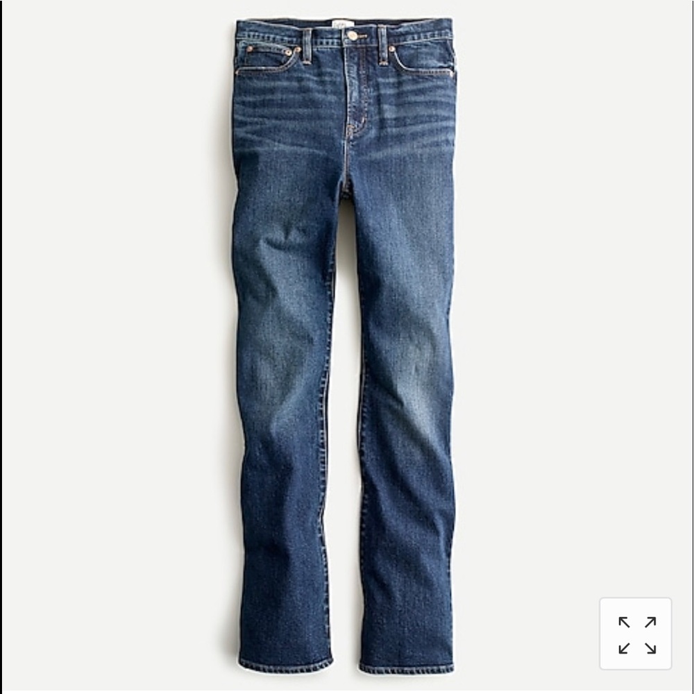 NWT J. Crew Curvy Full-length Bootcut Jean - sz 29